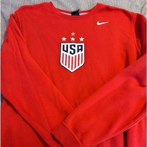 Nike crewneck, very soft, USA soccer